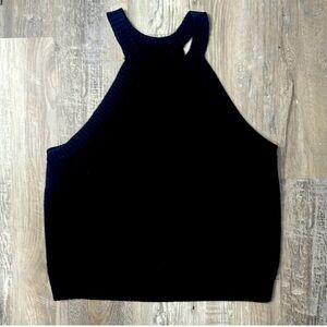 XL banana republic racer back black sweater